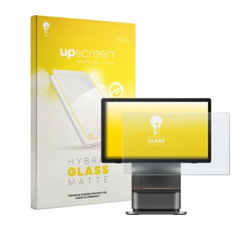 Vorderseite einer Produktverpackung mit dem Markenlogo upscreen. Daneben ist das Gerät Sunmi T3 Pro Max mit dem zugehörigen Di