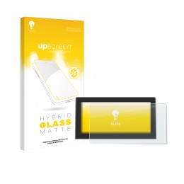 Front side of a product packaging with the brand logo upscreen. Next to it is the device Volkswagen Golf MK8.5 12.9