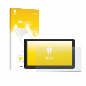 Vorderseite einer Produktverpackung mit dem Markenlogo upscreen. Daneben ist das Gerät Feelworld FW568 V3 6