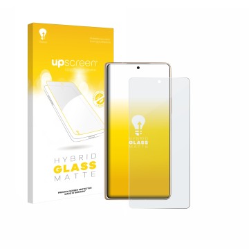 Parte frontale di una confezione del prodotto con il logo del marchio upscreen. Accanto è raffigurato il dispositivo Honor Mag