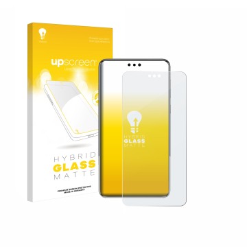 Front side of a product packaging with the brand logo upscreen. Next to it is the device Huawei Mate 60 Pro Plus shown with th