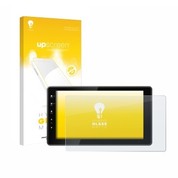 Front side of a product packaging with the brand logo upscreen. Next to it is the device Kenwood DMX-F920DS shown with the cor