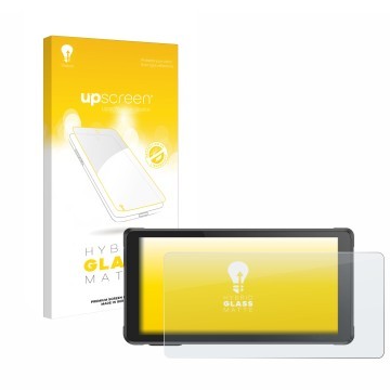 Vorderseite einer Produktverpackung mit dem Markenlogo upscreen. Daneben ist das Gerät Interphone RideSync mit dem zugehörigen