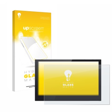 Vorderseite einer Produktverpackung mit dem Markenlogo upscreen. Daneben ist das Gerät Bigtreetech TFT50 V2.1 mit dem zugehöri