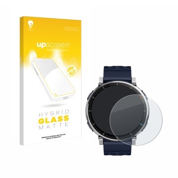 Front side of a product packaging with the brand logo upscreen. Next to it is the device Amazfit Active 3 Premium shown with t