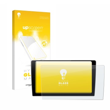 Face avant d’un emballage produit avec le logo de la marque upscreen. À côté, l’appareil Pioneer SPH-PF97BT est représenté ave