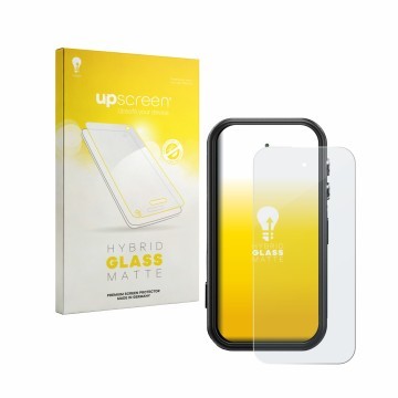 Face avant d’un emballage produit avec le logo de la marque upscreen. À côté, l’appareil Fossibot F116 Pro 5G est représenté a