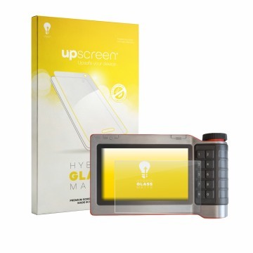 Vorderseite einer Produktverpackung mit dem Markenlogo upscreen. Daneben ist das Gerät Kverneland IsoMatch Tellus GO Plus mit 