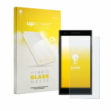 Parte frontale di una confezione del prodotto con il logo del marchio upscreen. Accanto è raffigurato il dispositivo Philips S