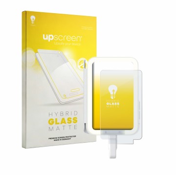 Face avant d’un emballage produit avec le logo de la marque upscreen. À côté, l’appareil Insta360 Snap est représenté avec la 