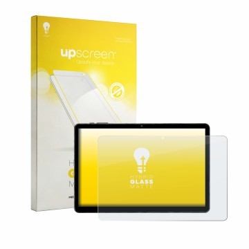 Parte frontal de un envase de producto con el logotipo de la marca upscreen. Al lado se muestra el dispositivo Mentume K50 10.