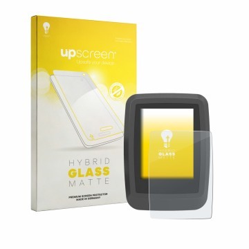 Front side of a product packaging with the brand logo upscreen. Next to it is the device Ananda D16 TFT-Display shown with the