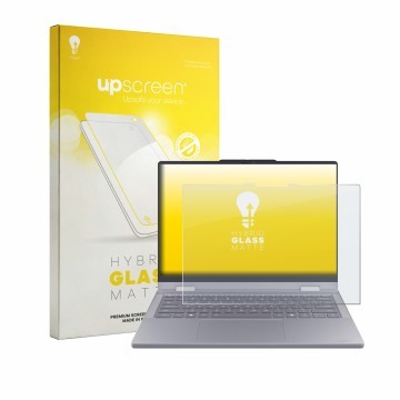 Front side of a product packaging with the brand logo upscreen. Next to it is the device Lenovo ThinkBook 14 2-in-1 Gen 6 show