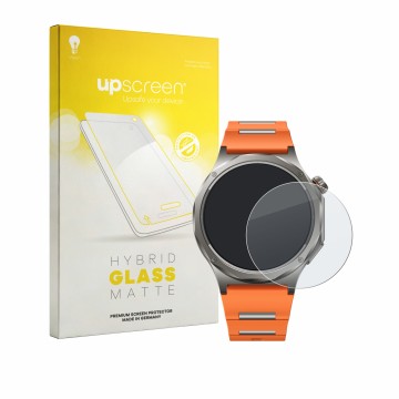 Vorderseite einer Produktverpackung mit dem Markenlogo upscreen. Daneben ist das Gerät Oppo Watch X3 mit dem zugehörigen Displ