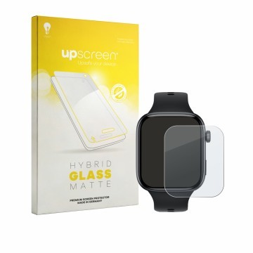 Vorderseite einer Produktverpackung mit dem Markenlogo upscreen. Daneben ist das Gerät Honor Watch X5i mit dem zugehörigen Dis