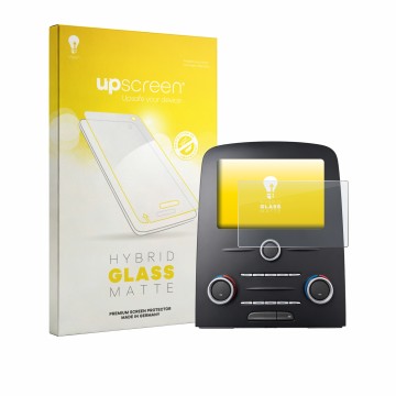 Vorderseite einer Produktverpackung mit dem Markenlogo upscreen. Daneben ist das Gerät Renault Scenic IV Intens Energy TCe 7