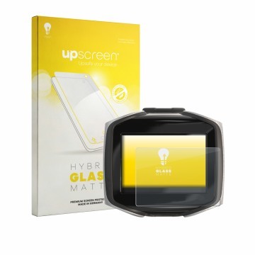 Face avant d’un emballage produit avec le logo de la marque upscreen. À côté, l’appareil Mares Quad CI est représenté avec la 