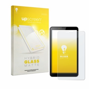 Vorderseite einer Produktverpackung mit dem Markenlogo upscreen. Daneben ist das Gerät Brave BT7X1 mit dem zugehörigen Display