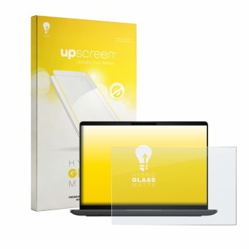 Vorderseite einer Produktverpackung mit dem Markenlogo upscreen. Daneben ist das Gerät Dell Pro 5 Series 14 P514260 mit dem zu