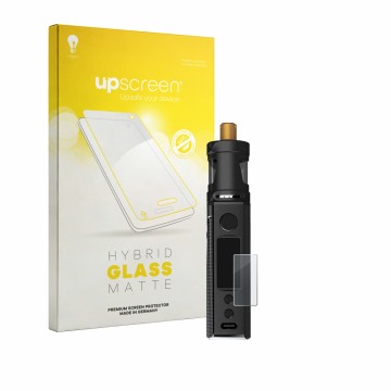 Front side of a product packaging with the brand logo upscreen. Next to it is the device Innokin LiMAX Kit shown with the corr