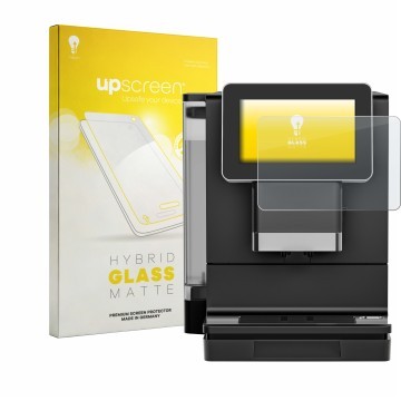 Parte frontale di una confezione del prodotto con il logo del marchio upscreen. Accanto è raffigurato il dispositivo Nivona NI