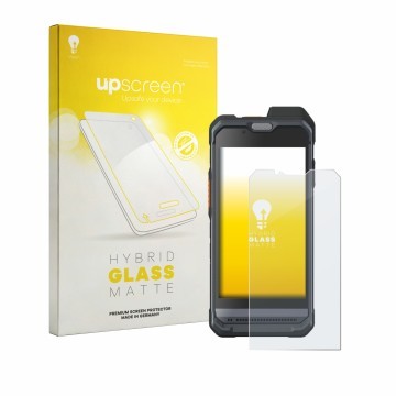 Front side of a product packaging with the brand logo upscreen. Next to it is the device Hytera PNC460 shown with the correspo