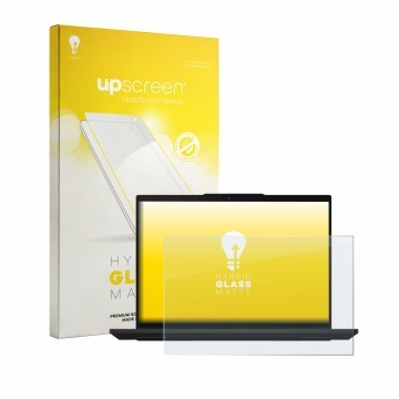 Vorderseite einer Produktverpackung mit dem Markenlogo upscreen. Daneben ist das Gerät Lenovo ThinkPad L16 Gen 3 mit dem zugeh