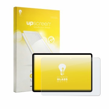 Vorderseite einer Produktverpackung mit dem Markenlogo upscreen. Daneben ist das Gerät Honor Pad 20 mit dem zugehörigen Displa