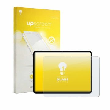 Vorderseite einer Produktverpackung mit dem Markenlogo upscreen. Daneben ist das Gerät OnePlus Pad 3 Pro mit dem zugehörigen D