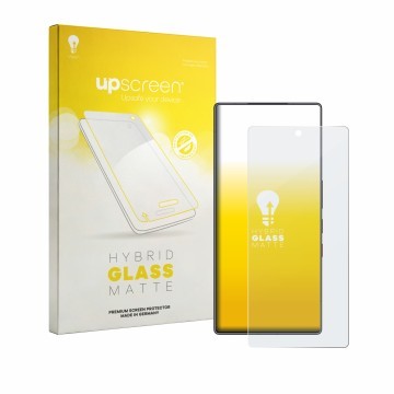 Vorderseite einer Produktverpackung mit dem Markenlogo upscreen. Daneben ist das Gerät ZTE Nubia Red Magic 11S Pro Plus mit de