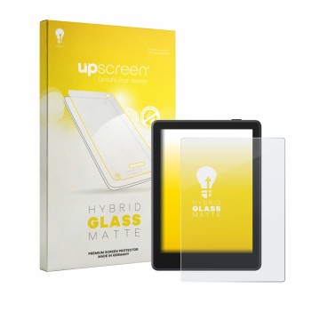 Vorderseite einer Produktverpackung mit dem Markenlogo upscreen. Daneben ist das Gerät Boox Go 6 Gen II mit dem zugehörigen Di