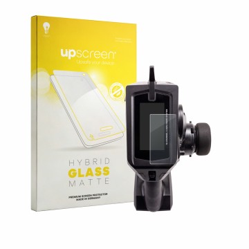 Face avant d’un emballage produit avec le logo de la marque upscreen. À côté, l’appareil Spektrum DX Pro Plus est représenté a