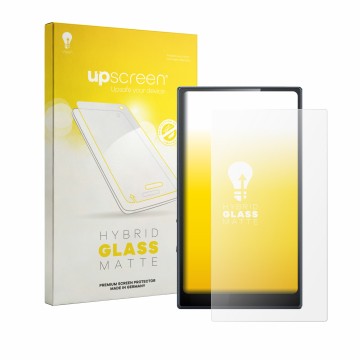 Vorderseite einer Produktverpackung mit dem Markenlogo upscreen. Daneben ist das Gerät FiiO M21 mit dem zugehörigen Displaysch