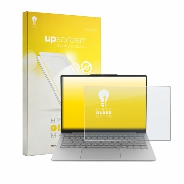 Front side of a product packaging with the brand logo upscreen. Next to it is the device Lenovo ThinkBook 14X shown with the c