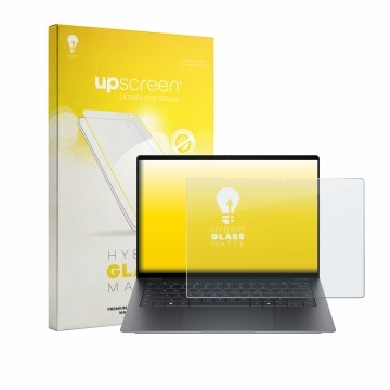 Front side of a product packaging with the brand logo upscreen. Next to it is the device HP OmniBook Ultra 14 2026 14-kd0771ng