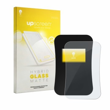 Face avant d’un emballage produit avec le logo de la marque upscreen. À côté, l’appareil DaheimLaden Touch Pro est représenté 