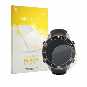 Face avant d’un emballage produit avec le logo de la marque upscreen. À côté, l’appareil SCUBAPRO Galileo G3 Ti est représenté