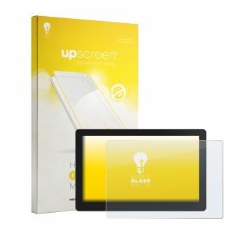 Vorderseite einer Produktverpackung mit dem Markenlogo upscreen. Daneben ist das Gerät VECTOR AGR HD408 Display Terminal mit d