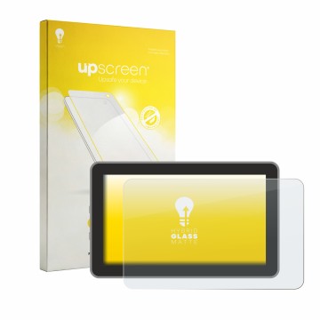 Vorderseite einer Produktverpackung mit dem Markenlogo upscreen. Daneben ist das Gerät Bambu Lab H2S mit dem zugehörigen Displ