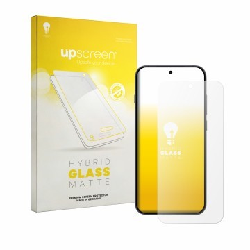 Vorderseite einer Produktverpackung mit dem Markenlogo upscreen. Daneben ist das Gerät Oppo Reno 16 FS mit dem zugehörigen Dis