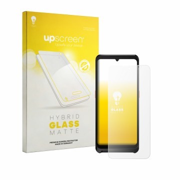 Vorderseite einer Produktverpackung mit dem Markenlogo upscreen. Daneben ist das Gerät Sunmi P3 Air mit dem zugehörigen Displa