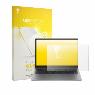 Front side of a product packaging with the brand logo upscreen. Next to it is the device HP 200 G2i 16