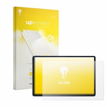 Front side of a product packaging with the brand logo upscreen. Next to it is the device Motorola Moto Pad 70 Pro shown with t