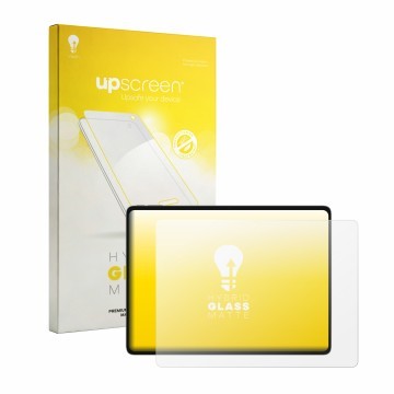 Vorderseite einer Produktverpackung mit dem Markenlogo upscreen. Daneben ist das Gerät Teclast ArtPad mit dem zugehörigen Disp