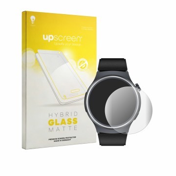Parte frontale di una confezione del prodotto con il logo del marchio upscreen. Accanto è raffigurato il dispositivo Black Sha