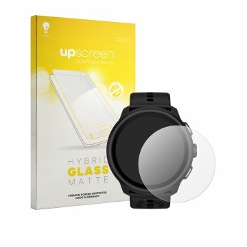 Front side of a product packaging with the brand logo upscreen. Next to it is the device Suunto Run 2 shown with the correspon