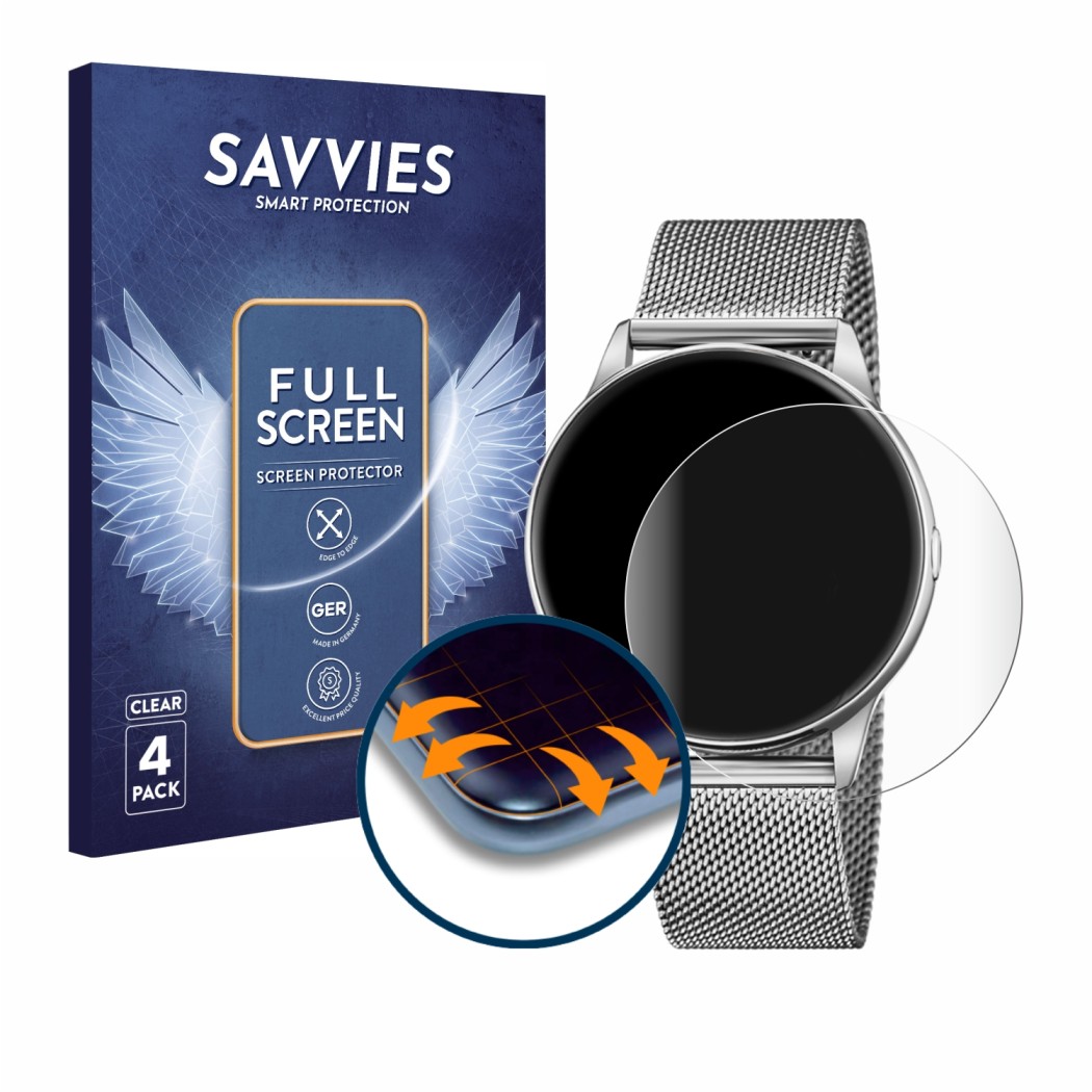 4x Savvies Full-Screen Screen Protector for Lotus Smartime 50000/1