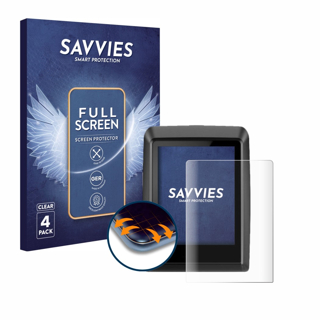 4x Savvies SF85 Full-Screen for Bosch Kiox 500