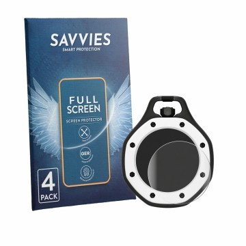 Parte frontal de un envase de producto con el logotipo de la marca Savvies. Al lado se muestra el dispositivo Audemars Piguet 