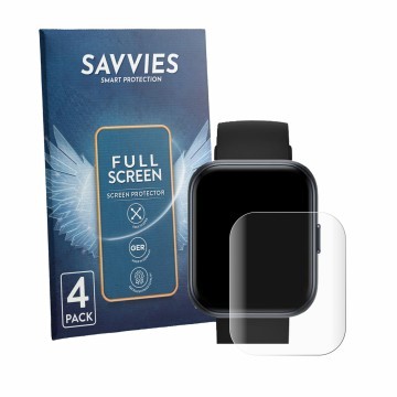 Face avant d’un emballage produit avec le logo de la marque Savvies. À côté, l’appareil aeac B0GKFPJJJJ 1.85